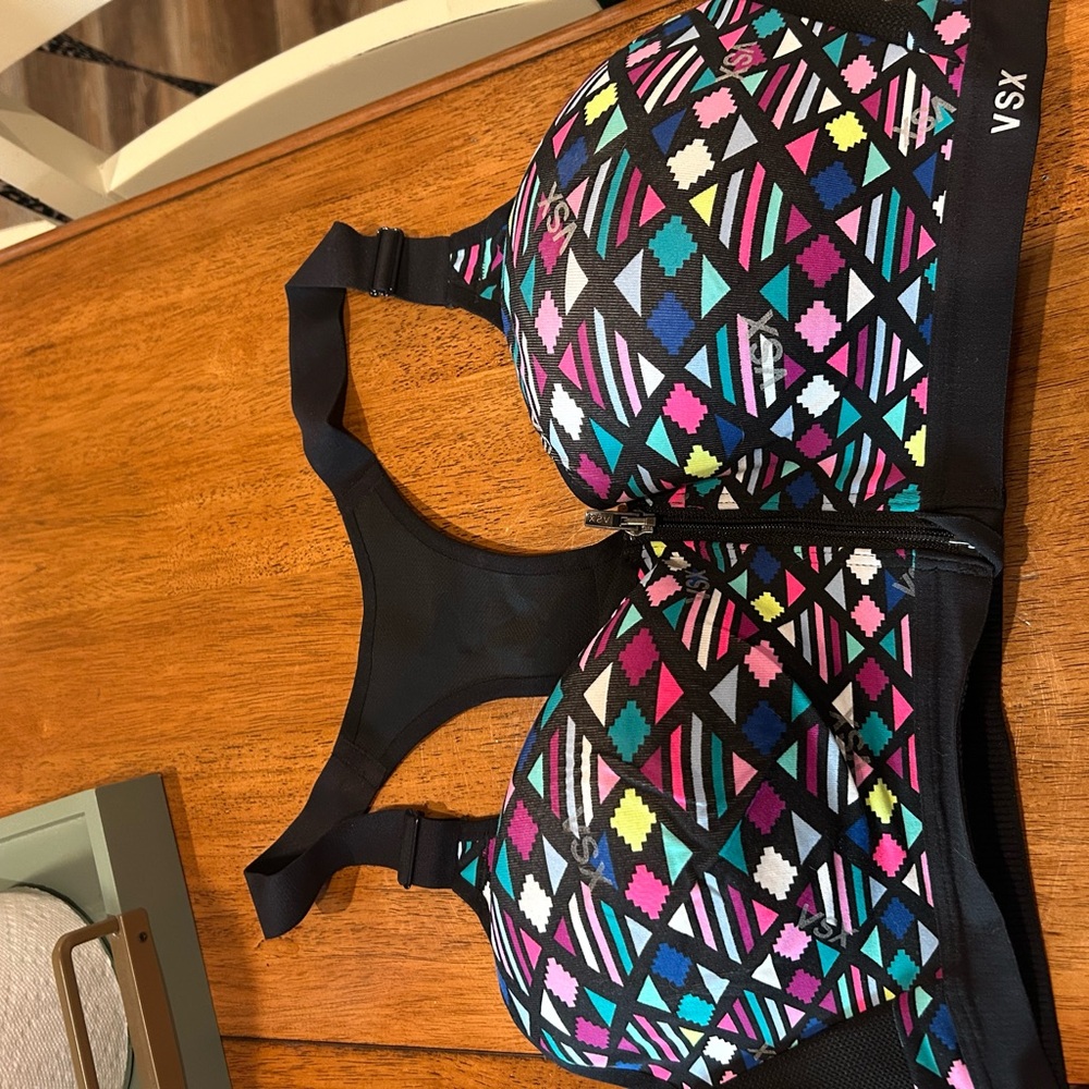 Colorful Geometric Sports Bra